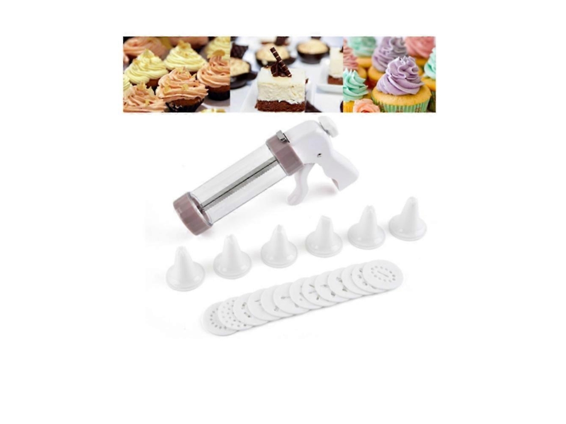 Pistola De Enquadramento Creme Com Prensa De Biscoitos, 2025 Novo Conjunto De Prensa De Biscoitos Para Cozimento Nostalgia88