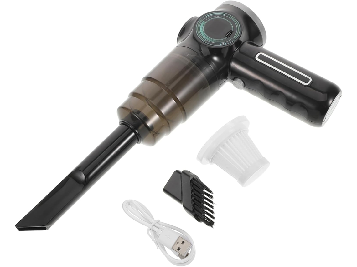 Aspirador De Pó Portátil Sem Fio Gatuida, Potente, Com Filtro Duplo E Visor Digital Para Limpeza Interna De Carros