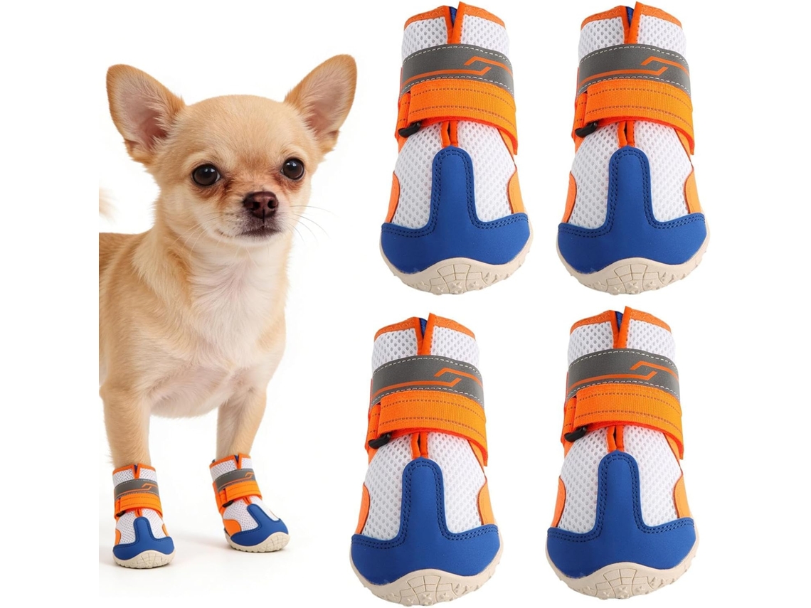 Botas Cães, Botinhas Protetoras Antiderrapantes Patas