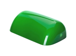 Lâmpada Bancária Substituição De Cristal Verde Brilho 22,5x13,5x6cm Tampa De Lâmpada De Cristal