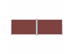 Side Awning, Side Awnings Vidaxl Marrom Tecido (200 X 600 Cm)