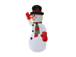 Laxiscreed Boneco De Natal Inflável Com Luzes Para Jardim E Decoração Natalícia Vibrante