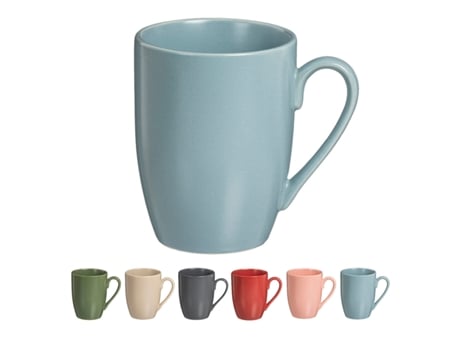 Conjunto de 6 Chávenas CAISON Multicolor Porcelana 350 ml Acabamento opaco