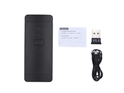 Scanner de código de barras portátil, mini, sem fio, USB, 1D 2D QR, PDF417, para Windows, Mac, Android, iPad, Linux | S/MARCA