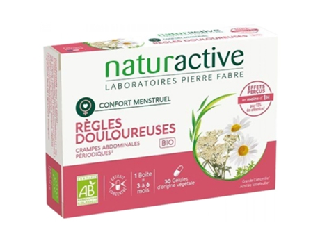 Períodos Dolorosos Orgânicos 30 Cápsulas NATURACTIVE