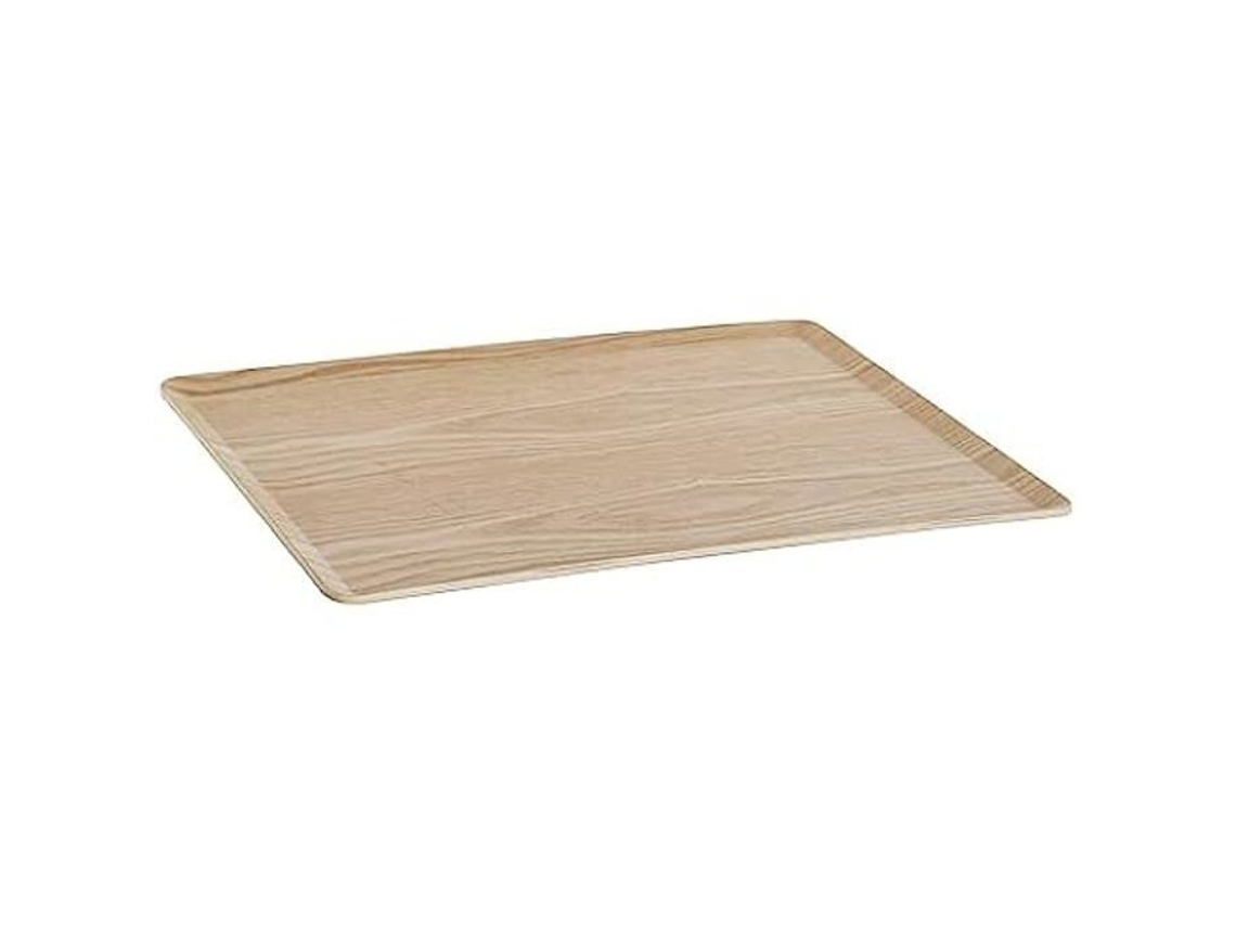 Lurelia Bandeja De Bambu Retangular Multicolor 28 X 36 X 0,8 Cm Para Servir E Decorar