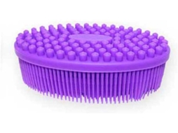 Escova De Banho Silicone Para Massagem Capilar, Ferramenta Prática Para Lavar O Corpo E Cabelo