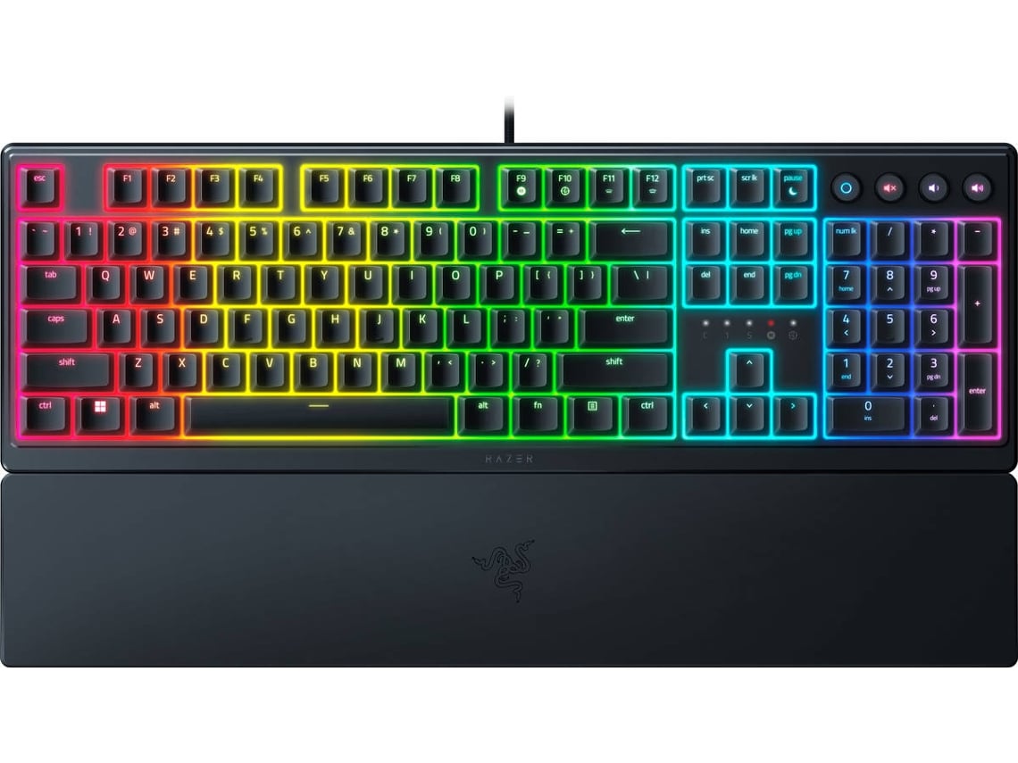 Teclado Gaming RAZER Ornata V3 RGB (Membrana - Português - Preto)