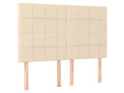 Headboard, Headboards Vidaxl Creme Tecido (144 Cm)