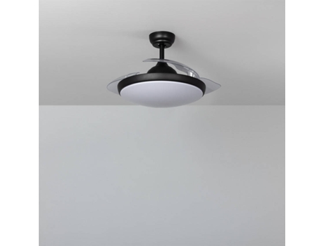 Ventoinha de Teto LEDKIA TechBrey LED Kourak (40 W - Preto - 1060 mm)
