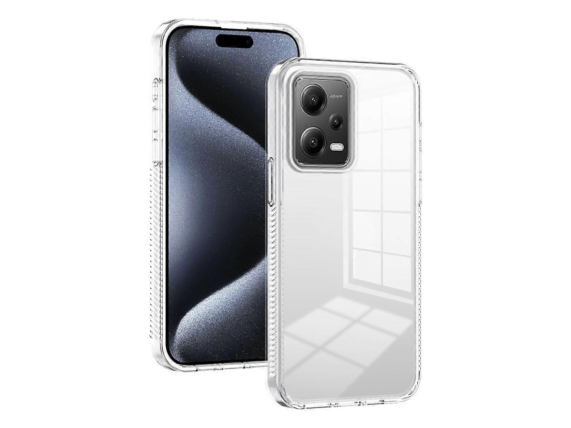 Capa De Telefone Híbrida De Acrílico Transparente Antiderrapante Tpu