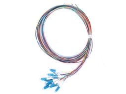 Laxiscreed Pigtail De Fibra Óptica 12-core Monomodo Lc/upc, Baixa Perda, 1,5m De Comprimento