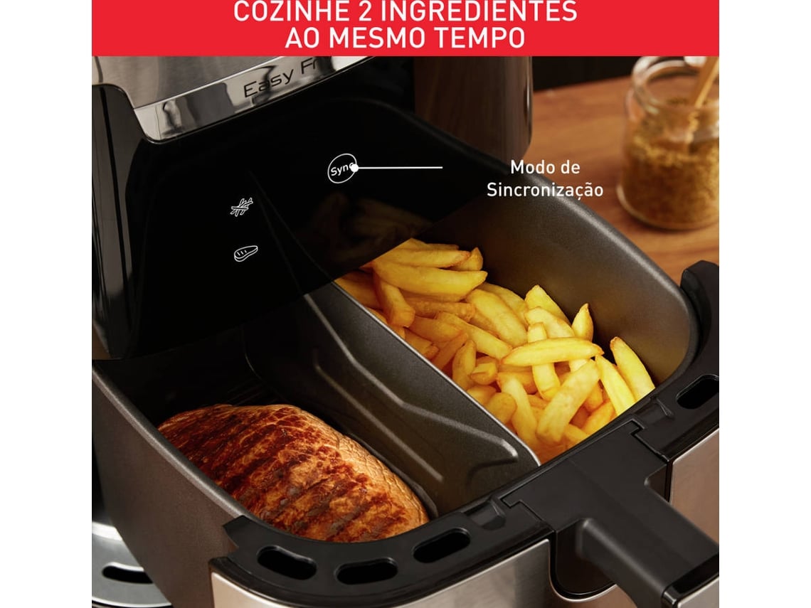 Fritadeira sem Óleo MOULINEX Air Fryer Easy Fry Grill XXL EZ801D10 (6.5L -  Preto)