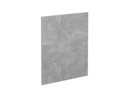 Frente de Cozinha R line VICCO medindo 59.2x71.3cm para móvel baixo, concreto