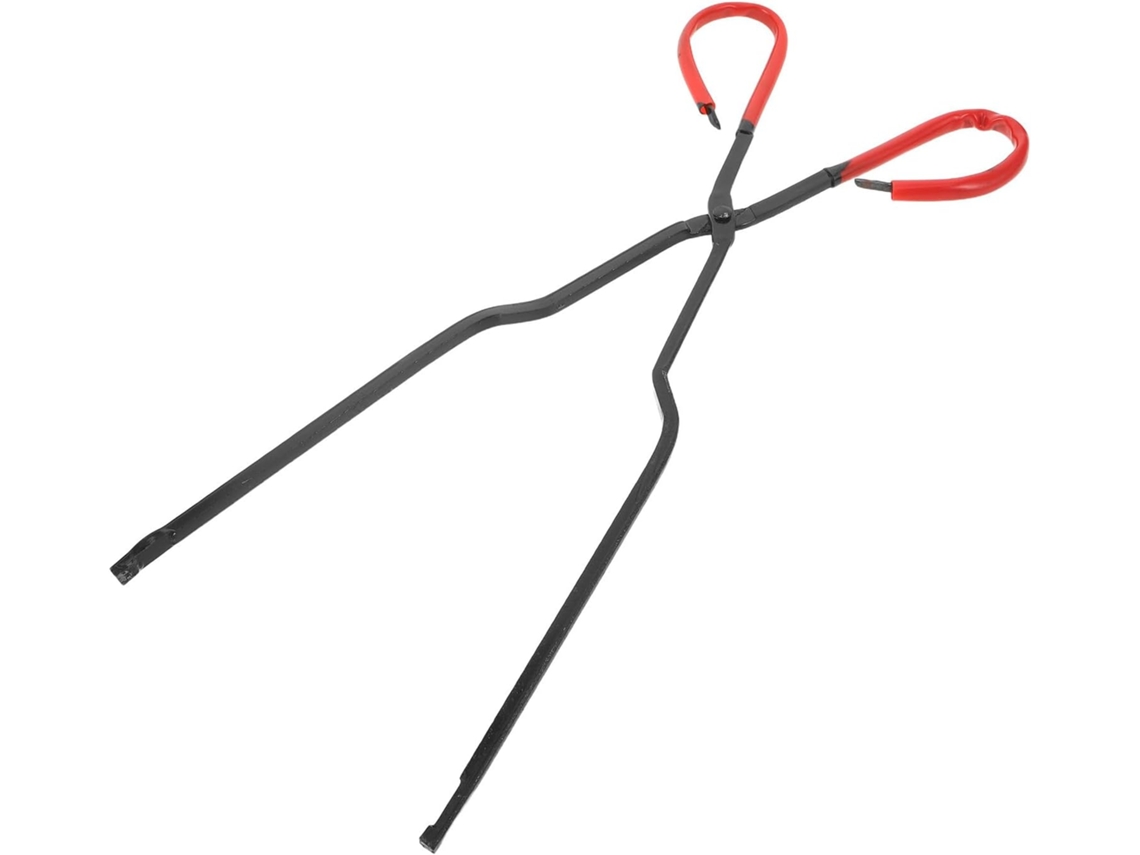 Pinça Longa De Metal Preto Artibetter Com Cabo Resistente, Ideal Para Churrascos E Fogueiras, Ferramenta Versátil Para