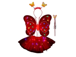 Acessórios de Fantasia com LED, Saias para Meninas, Saia de Borboleta com Luzes — Novo novo novo