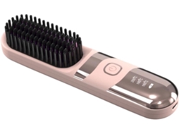 Escova Alisadora De Cabelo Compacta Sem Fio Com Temperatura Ajustável
