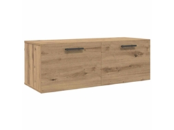 Conjunto 1 Armário De Parede Vidaxl Castanho Derivados De Madeira (100 X 36.5 X 35 Cm)