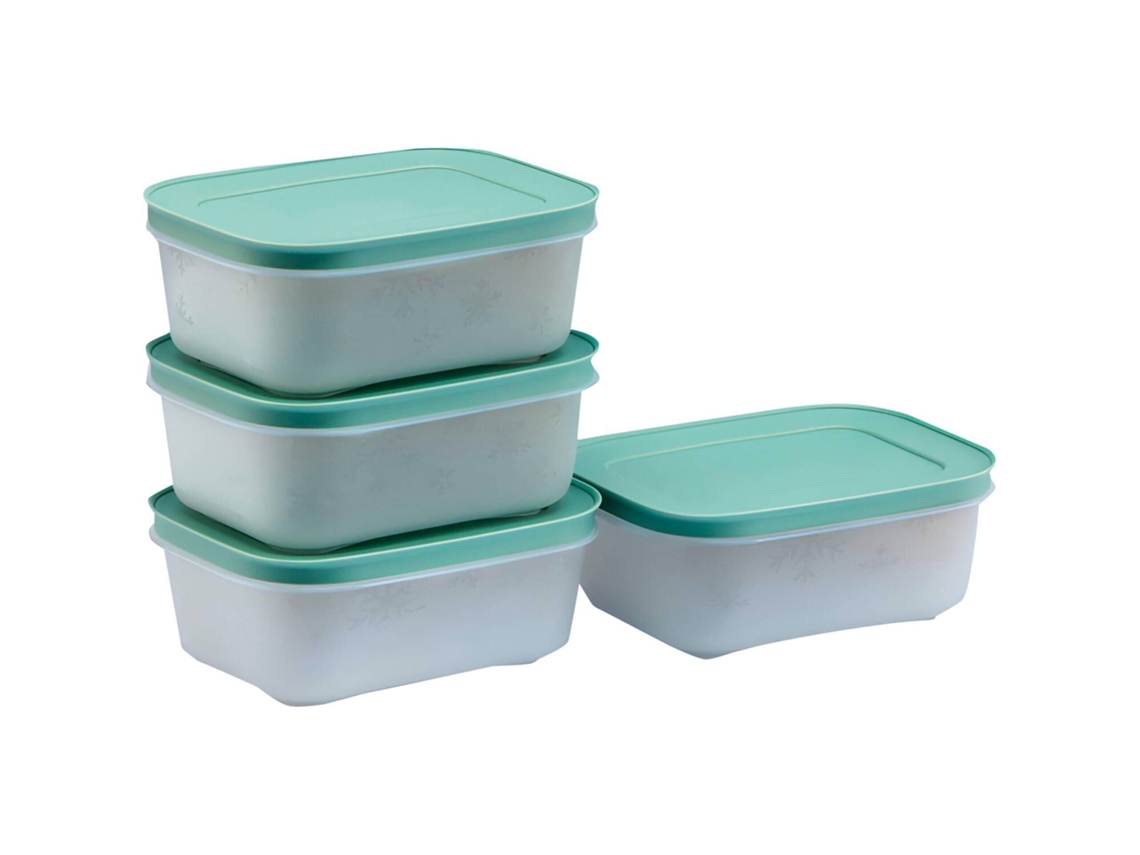 Conjunto 4 Recipientes Para Congelador Tupperware