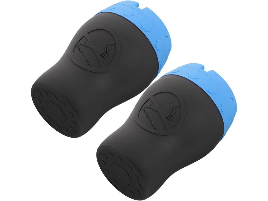 Cinzeiro Portátil De Silicone À Prova De Vento, Com Tampa, Para Carro (2 Peças).