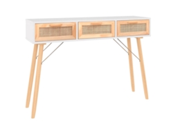 Mesa consola VIDAXL Branco Madeira processada (105x30x75 cm)
