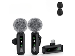 Microfone Lapela S/fio DIGITALLAB para Iphone e Android