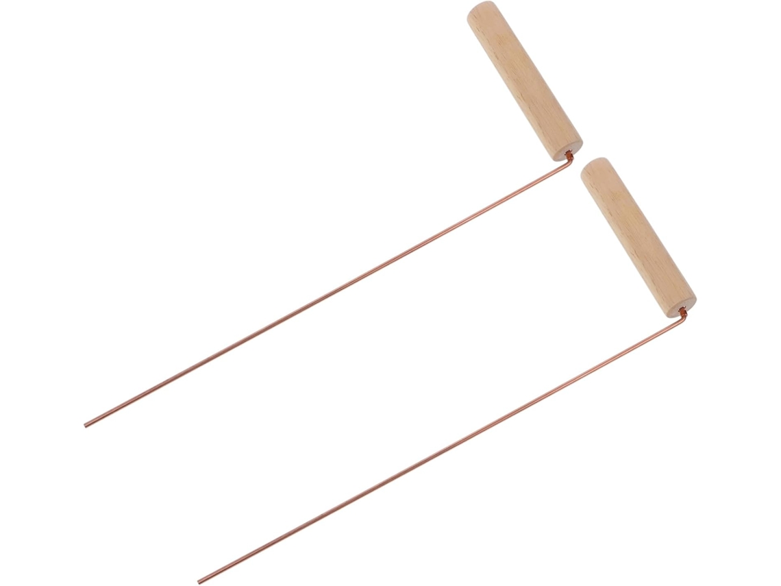 Conjunto de 2 varetas de radiestesia SFUSHOS