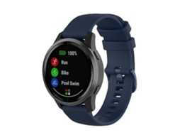 Lurelia Pulseira, Compatível Com Garmin Vivoactive 4 22mm Azul Meia - Noite