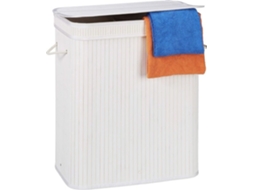 Wastela De Compacto Com Tampa - 95l Coletor De Lixo De Bambu