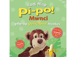 Livro Codi Fflap Pi-po! Mwnci / Pop-up Peekaboo! Monkey de Eleanor Bates (Inglês - Capa Dura)