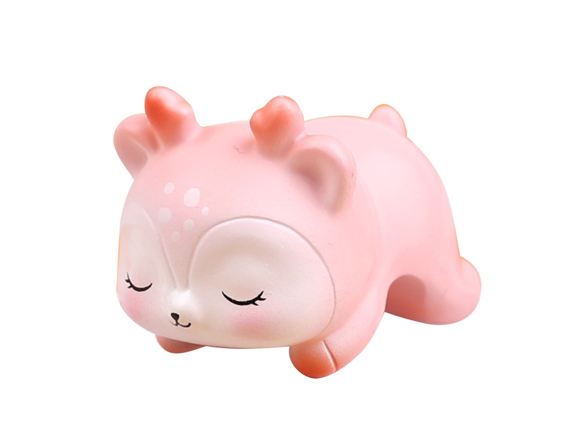 Figura de Resina Animal Miniatura Decoración de Escritorio Bonita para Oficina Mesa Coche Ciervo