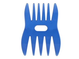2026 Feito À Mão Pente Plástico para Casa e Mulher com Dentes Longos para Penteado com Óleo (azul)