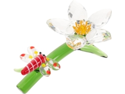 Elegantes Delicados Ornamentos Cristal Formato Libélula Versáteis Decoração Casamentos Presentes Mulheres GOKOCO