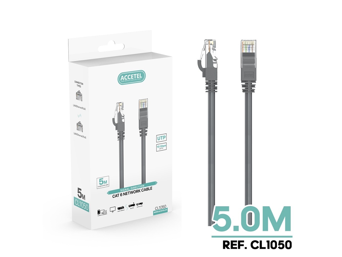 Cl1050 Cabo De Internet Lan Cat6 Cinza - (5m)