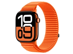 Bracelete Para Apple Watch 42/44/45/46/49mm Laranja Cuich
