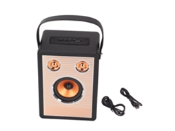 Alto falante Bluetooth LAXISCREED Portátil Retro