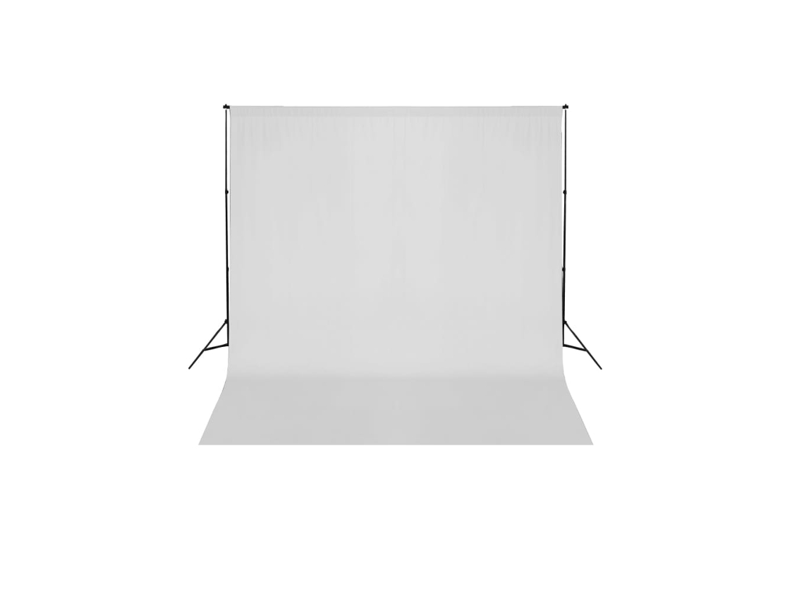 Photo Studio, Backdrop System Vidaxl Branco Tecido (600 X 300 Cm)