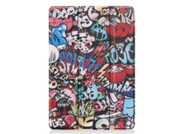 Capa Dobrável Fina Para Ipad 10.2, Estampa De Grafite
