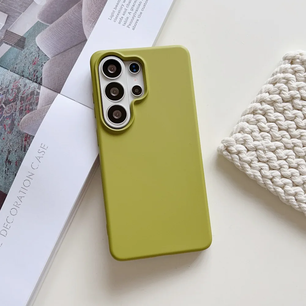 Capa De Celular Em Silicone Líquido (verde, Galaxy A17), Macia, Ultrafina E Resistente A Quedas.