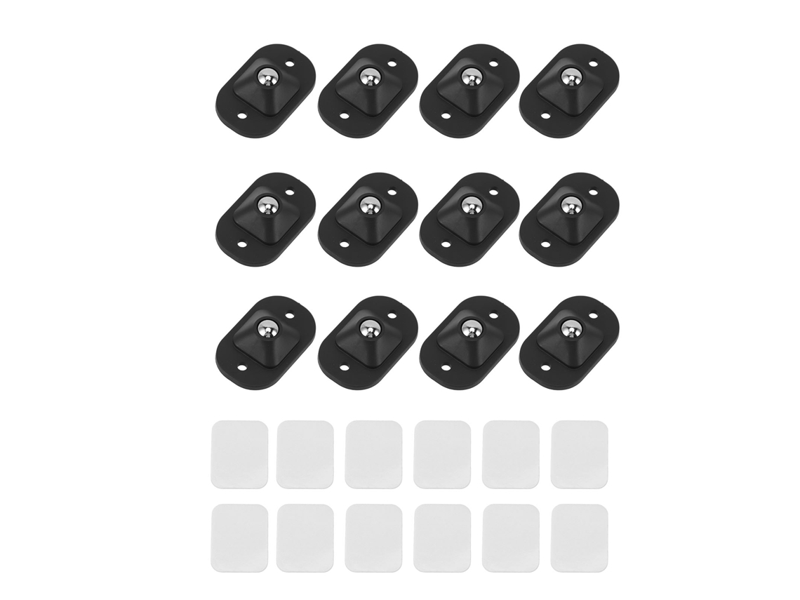 Rodas De Caster Autoadesivas Giratórias 360 Graus