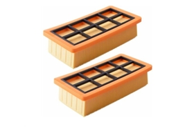 2 Filtros de Substituição para Aspiradores Pó Kärcher Ad 3200, Ad 3 e 4 Premium BRILVIBERA