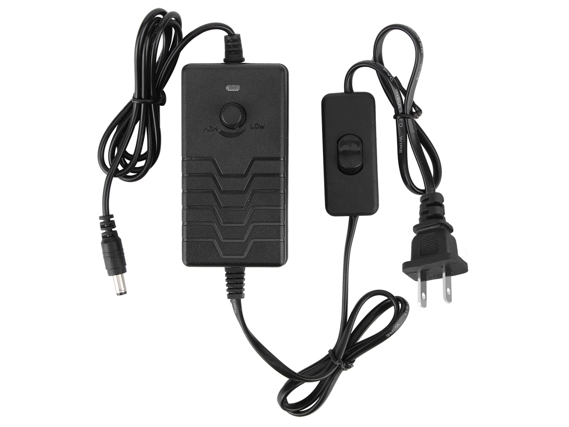 Adaptador de Alimentação Regulável 24 36v 2a Plug Us com Interruptor