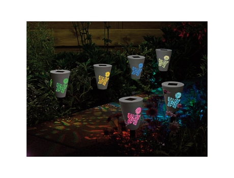 Farol de borboleta LED solar DICOAL