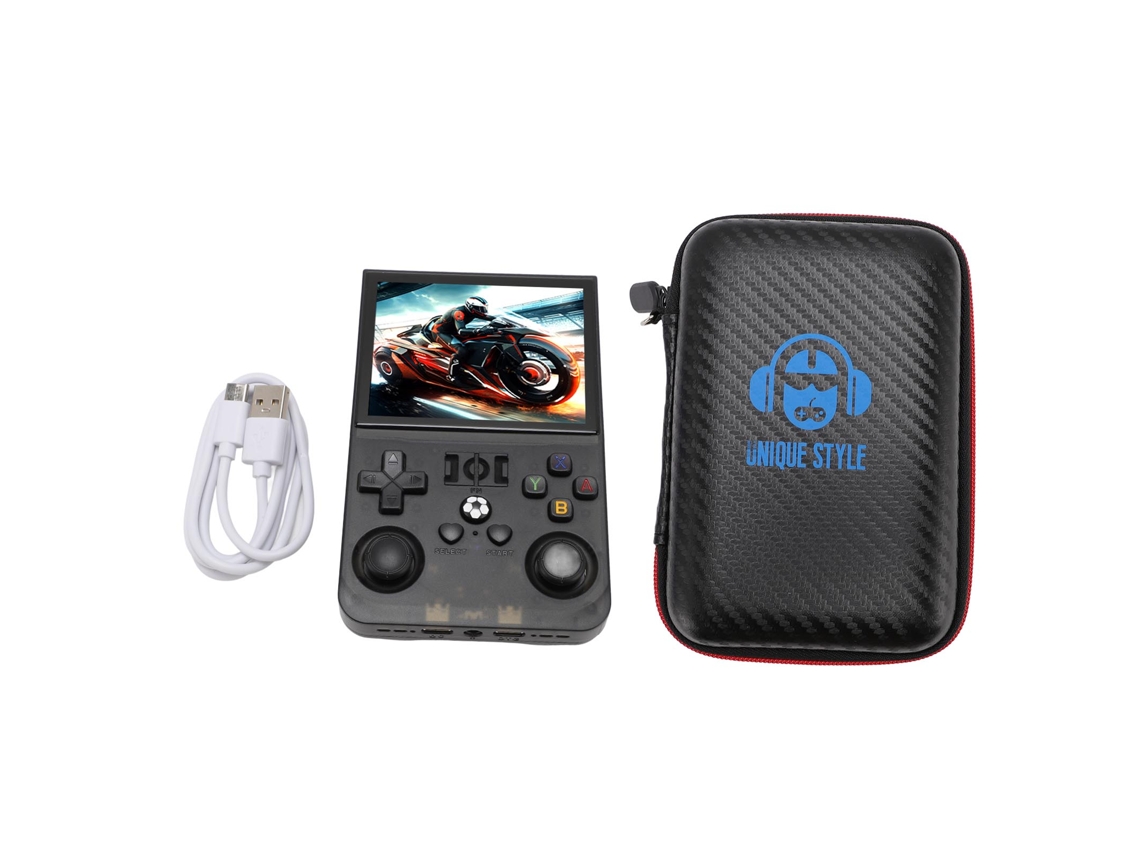 Aetheria console de Jogos Portátil Retro R36pro Tela Ips 3,5 Polegadas 4000mah Suporta 60+ Emuladores