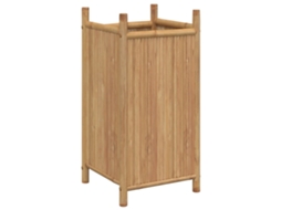 Canteiro VIDAXL Marrom Bambu 40X40X80 Cm