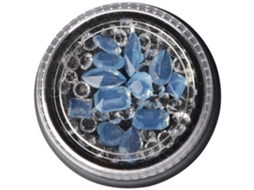Decoração De Strass Ab Com Ponta Clara De Resina Para Artesanato De Unhas Diy Manicure Azul