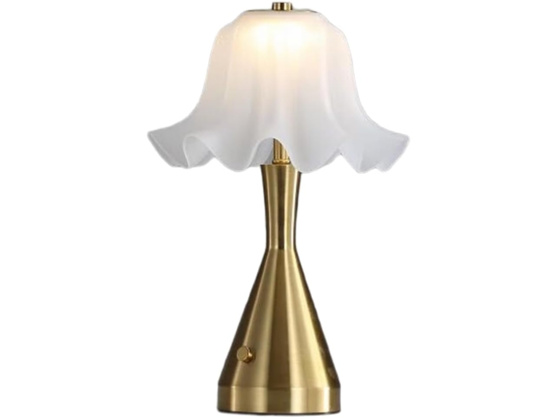 Luminária Led em Formato de Flor, Sensível Ao Toque, Recarregável Via Usb, Decorativa. SFUSHOS