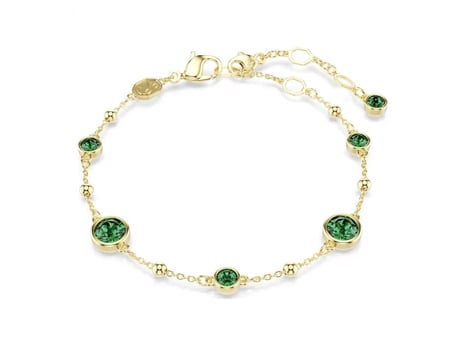 Pulseira Swarovski Pulseira Swarovski Imber Dourado Verde Cor Do Material Amarelo Tamanho/comprimento 20.5 Cm Amarelo