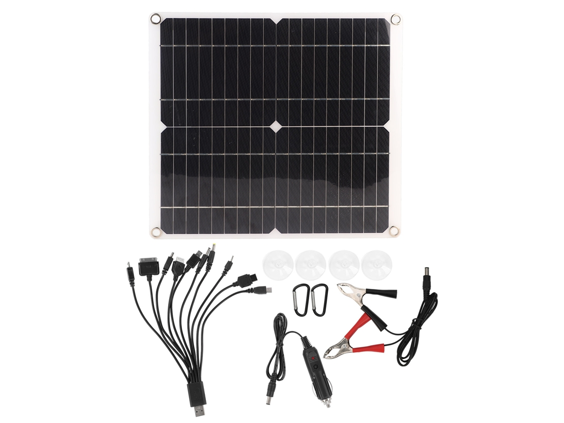 Painel Solar 20w 18v Carregador Portátil Usb Dual