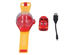 BRINQUEDO de relógio de carro RC Business, mini, carga USB, pulseira silicone, vermelho | S/MARCA